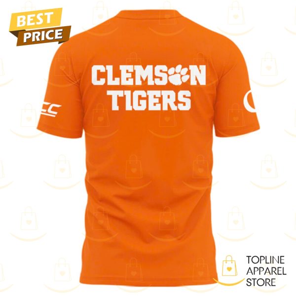Clemson Tigers Softball Why Not Us 3D T-Shirt – Orange