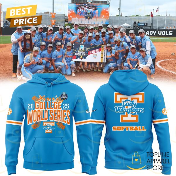Tennessee Lady Volunteers 2025 NCAA Softball Womens College World Series Hoodie