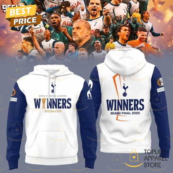 Tottenham Hotspur – UEFA Europa League Champions 2025 Winners Hoodie