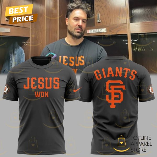 San Francisco Giants Jesus Won 3D T-Shirt