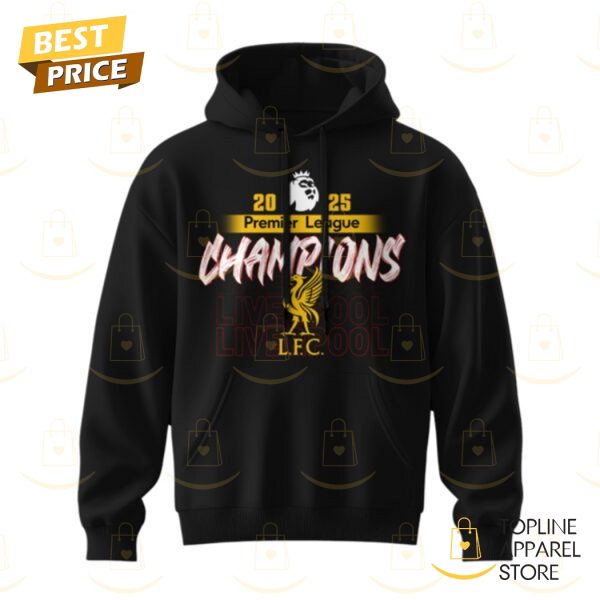 Liverpool Premier League 2025 Champions Hoodie