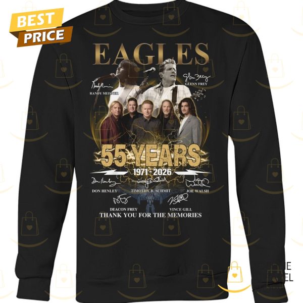 Eagles 55 Years 1971-2026 Signature Thank You For The Memories Unisex T-Shirt