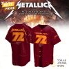 Virginia Tech Hokies Metallica M72 World Tour Exit Light Enter Night Baseball Jersey – Orange