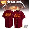 Virginia Tech Hokies Metallica Metallica M72 World Tour Exit Light Enter Night Baseball Jersey – Black