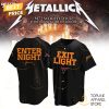 Virginia Tech Hokies Metallica Metallica M72 World Tour Exit Light Enter Night Baseball Jersey