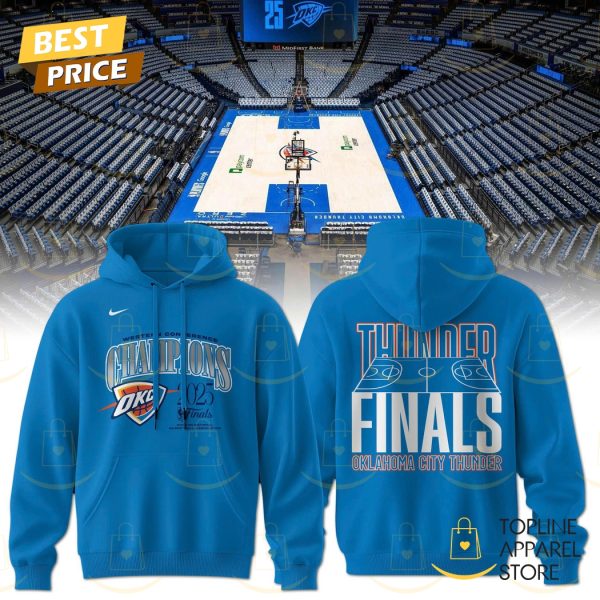 Western Conference Champions 2025 Finals Oklahoma City Thunders Hoodie