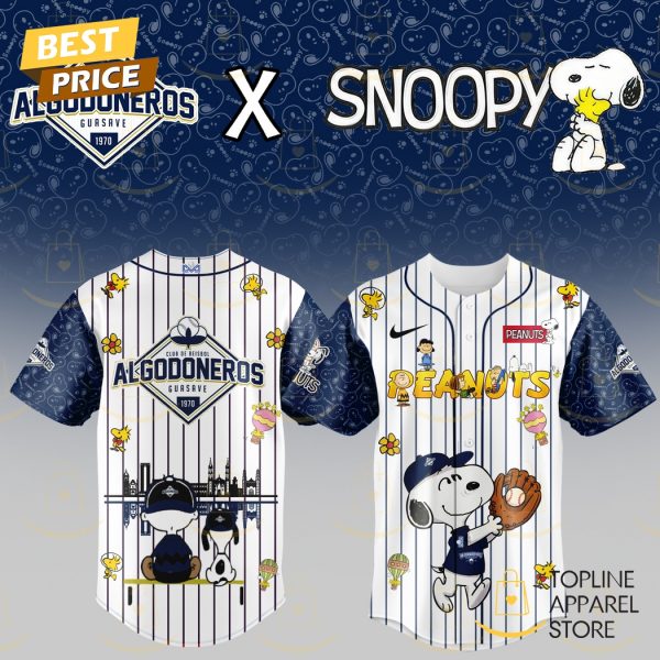 Algodoneros Se Guasave Snoopy Baseball Jersey