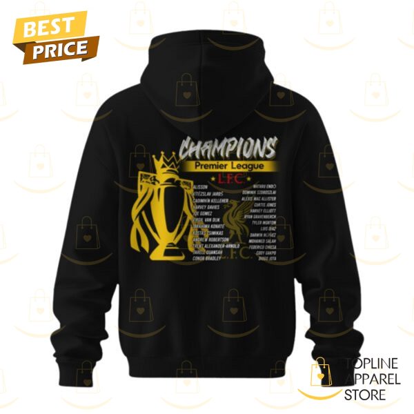 Liverpool Premier League 2025 Champions Hoodie