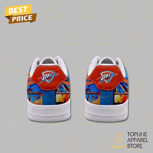Shai Gilgeous-Alexander Oklahoma City Thunder MVP Air Force 1 Shoes