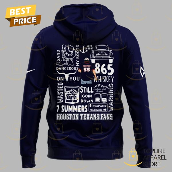 Morgan Wallen x Houston Texans NRG Stadium 2025 Tour Hoodie – Blue