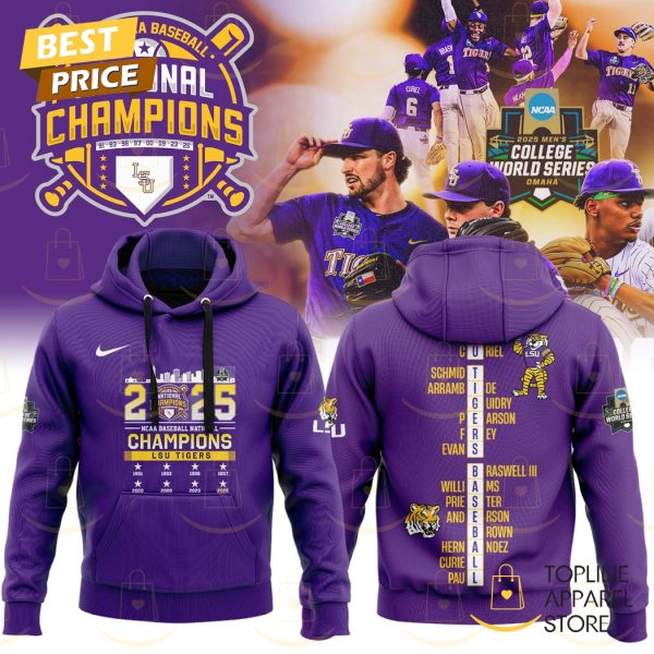 2025 LSU Tigers 2025 NCAA Division National Champions Hoodie