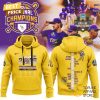 2025 LSU Tigers 2025 NCAA Division National Champions Hoodie – White