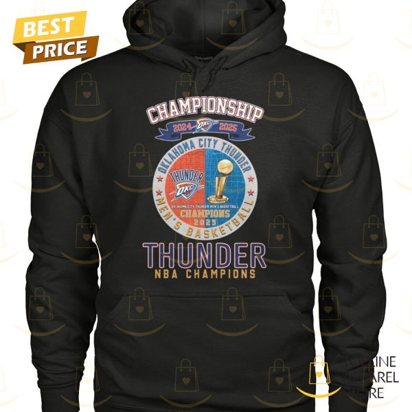 Championship 2024-2025 Oklahoma City Thunder NBA Champions Unisex T-Shirt