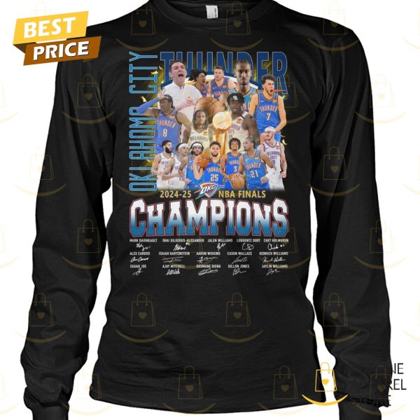 2024-2025 Oklahoma City Thunder NBA Champions Finals Unisex T-Shirt