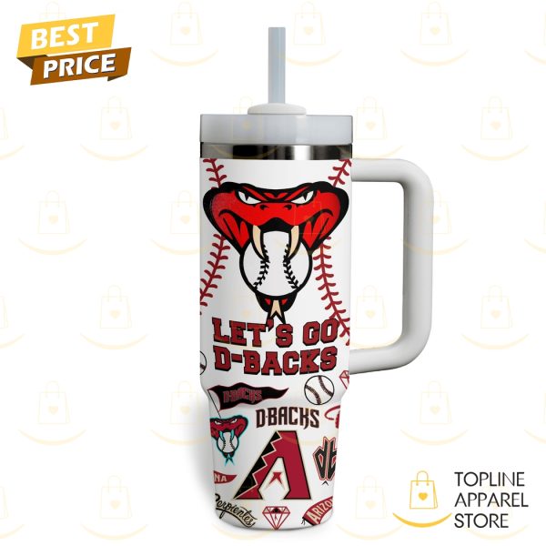 Arizona Diamondbacks Let Go D-Backs Tumbler With Handle And Straw