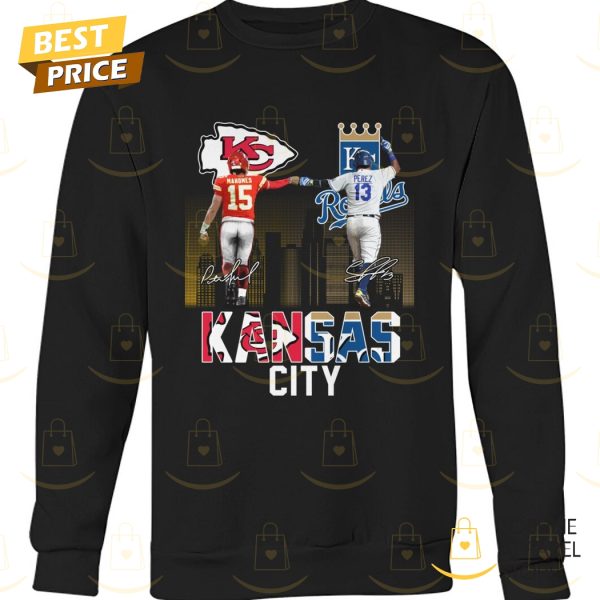 Kansas City Chiefs x Kansas City Royals Signature Unisex T-Shirt