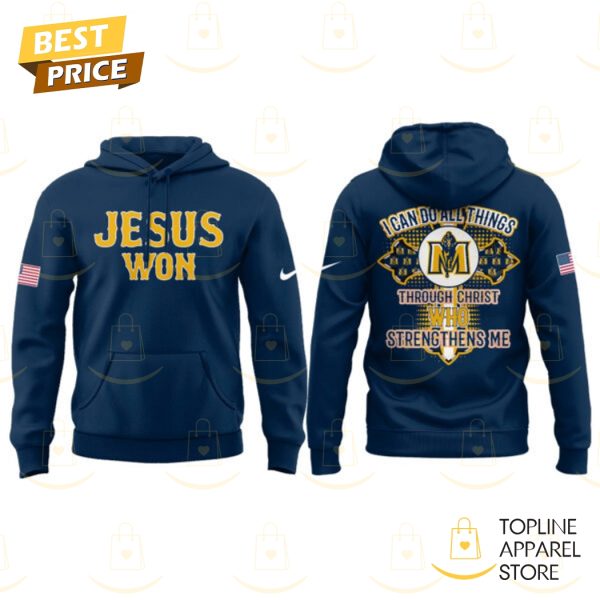 Jesus Won Murray State Racers I Can Do All Things Through Christ Streng Thens Me Hoodie