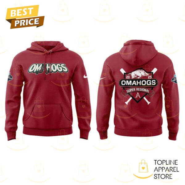 Arkansas Razorbacks Super Regional 2025 Omahogs Hoodie