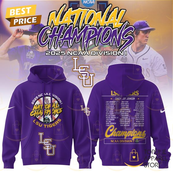 LSU Tigers 2025 NCAA Division National Champions Hoodie