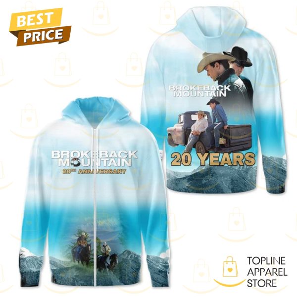 Brokeback Mountain 20th Anniversary Zip Hoodie