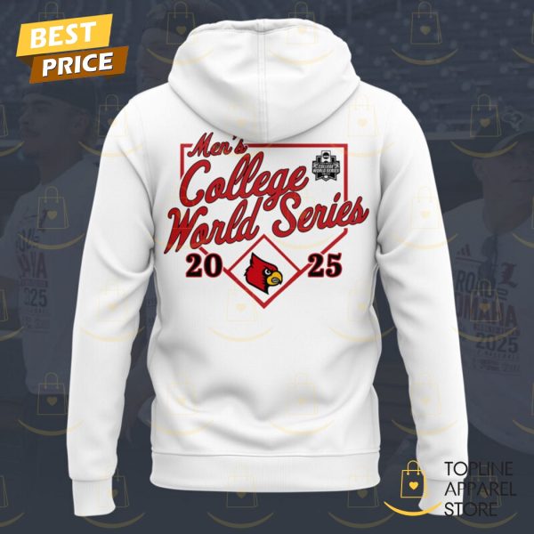 Louisville Cardinals Men College World Series The Road To Omaha Hoodie