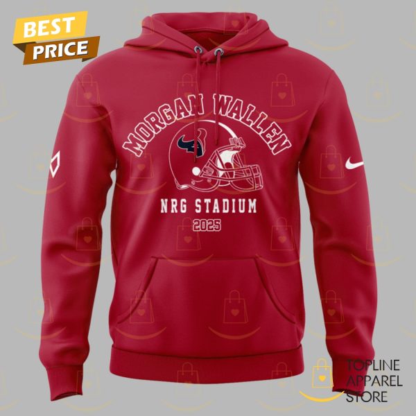 Morgan Wallen x Houston Texans NRG Stadium 2025 Tour Hoodie