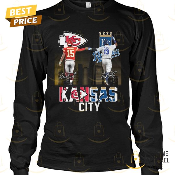 Kansas City Chiefs x Kansas City Royals Signature Unisex T-Shirt