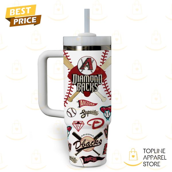 Arizona Diamondbacks Let Go D-Backs Tumbler With Handle And Straw