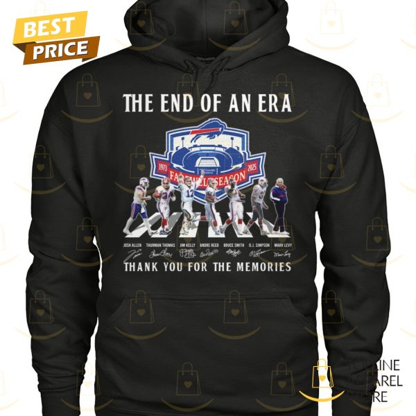 The End Of An Era Buffalo Bills Signature Thank You For The Memories Unisex T-Shirt