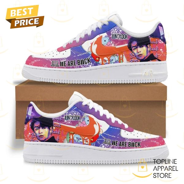 BTS Jungkook We Are Back Air Force 1 Shoes
