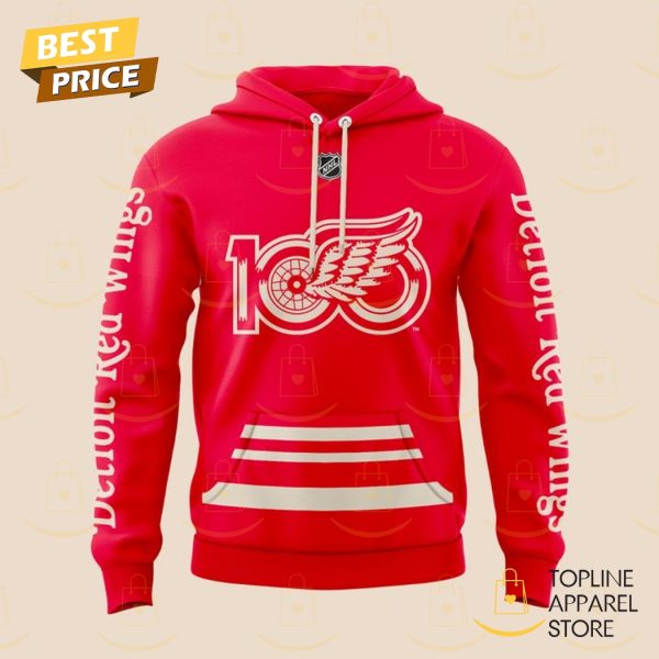 100 Years Of Hockeytown Detroit Red Wings Hoodie