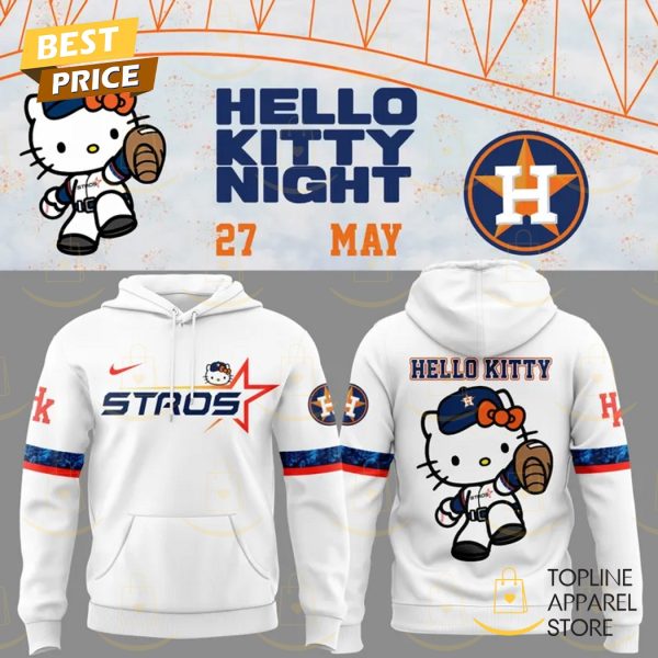 Houston Astros 2025 Hello Kitty Hoodie
