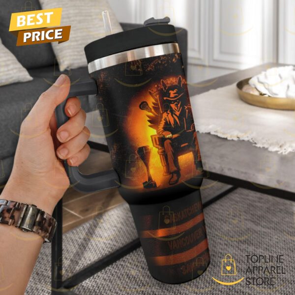 Buffalo Bandits NLL Cup Champions 2025 Tumbler With Handle And Straw