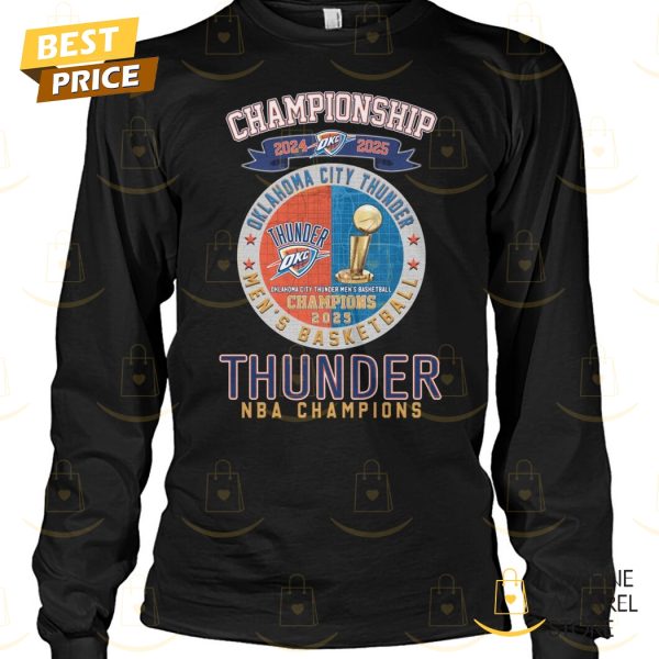 Championship 2024-2025 Oklahoma City Thunder NBA Champions Unisex T-Shirt