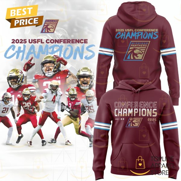 Michigan Panthers USFL Conference Champs 2025 Hoodie