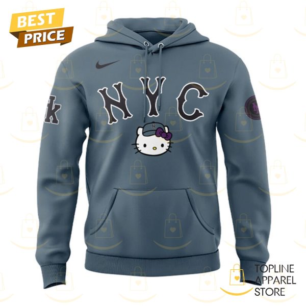 Hello Kitty New York Mets Hoodie – Grey