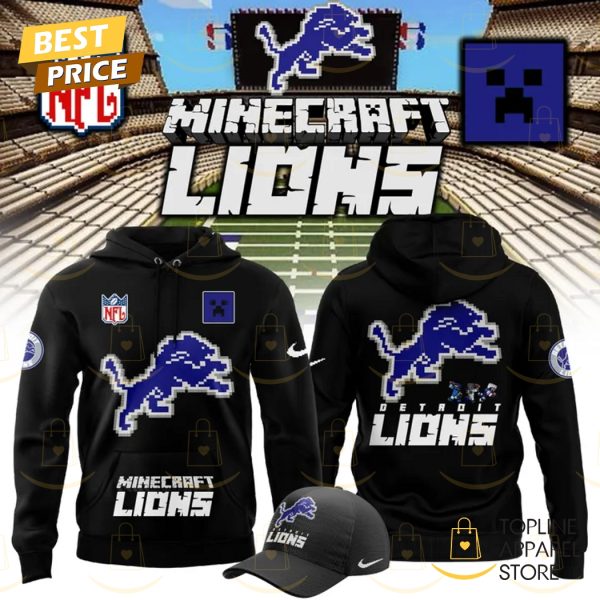 Detroit Lions x Minecraft 2025 Hoodie