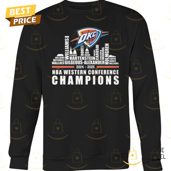 Oklahoma City Thunder NBA Western Conference Champions Unisex T-Shirt
