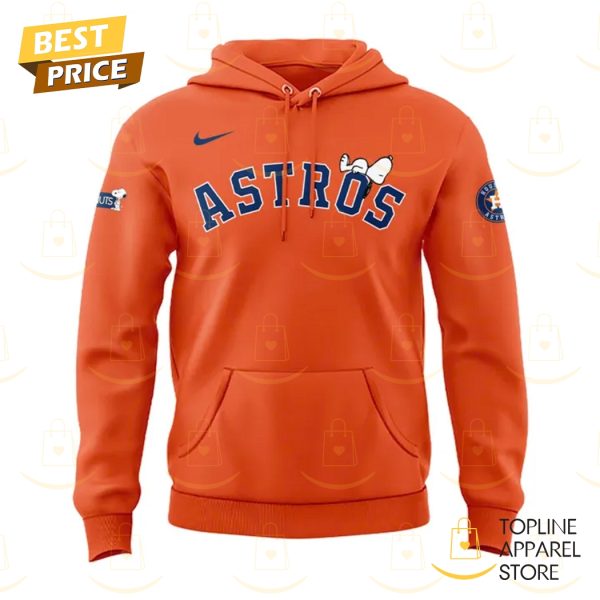 Houston Astros Peanuts Snoopy Hoodie – Orange