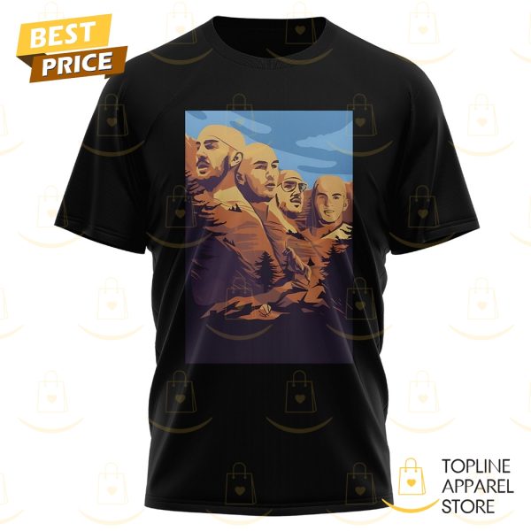 Oklahoma City Thunder NBA x Alex Caruso Mount Rushmore 3D T-Shirt