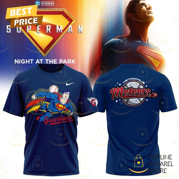Cleveland Guardians Superman Game Day Hero 3D T-Shirt