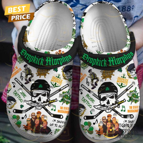 Dropkick Murphys Rose Tattoo Crocs Shoes