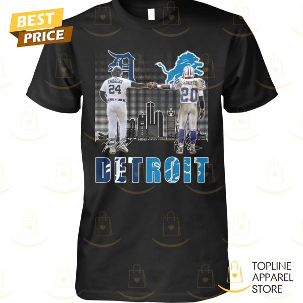 Detroit Tigers x Detroit Lions Signature Unisex T-Shirt
