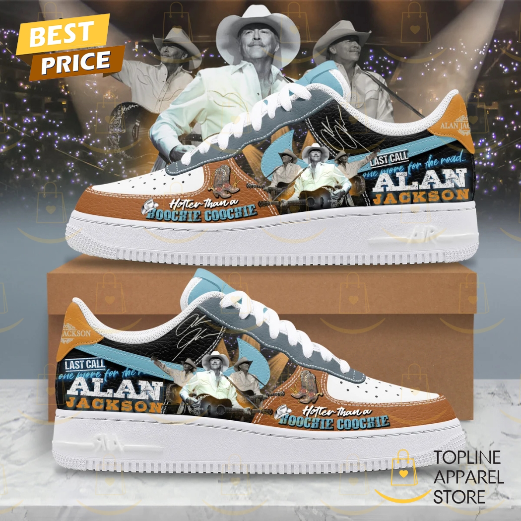 Alan Jackson Hotter Than A Hoochie Coochie Signature Air Force 1 Shoes Alan Jackson Hotter Than A Hoochie Coochie Signature Air Force 1 Shoes