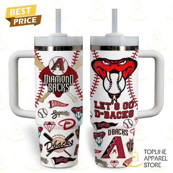 Arizona Diamondbacks Let Go D-Backs Tumbler With Handle And Straw