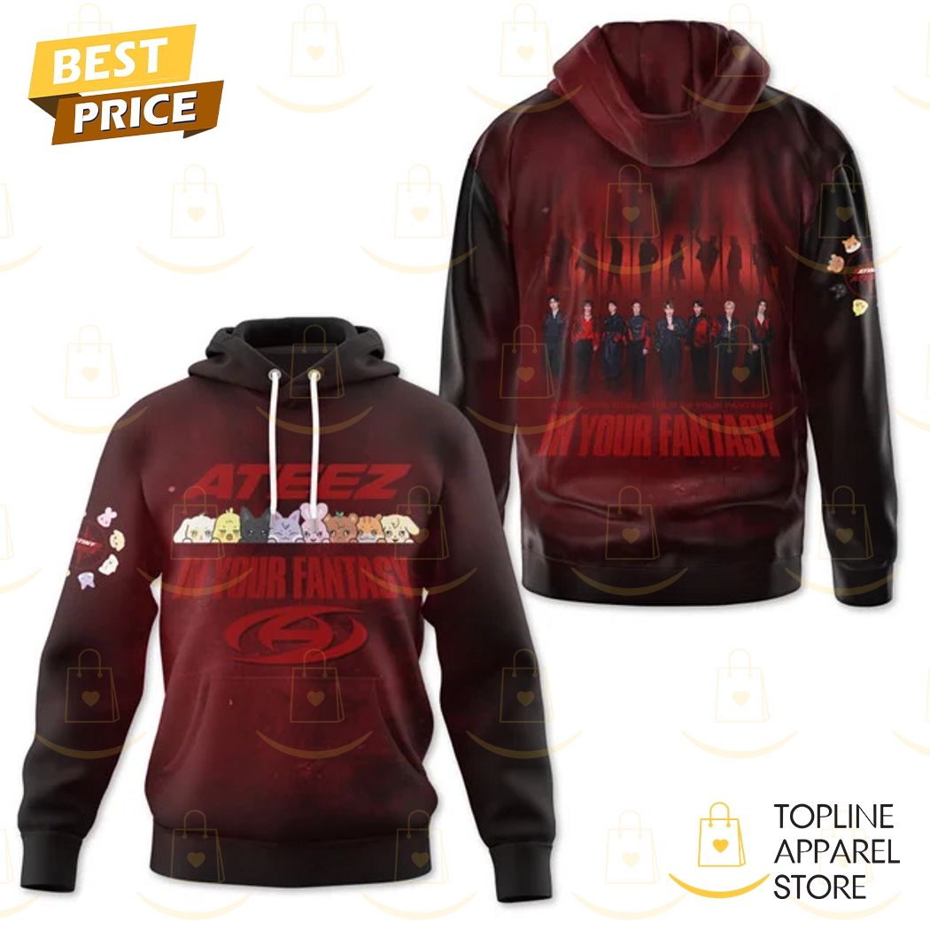 Ateez In Your Fantasy 2025 Hoodie Ateez In Your Fantasy 2025 Hoodie