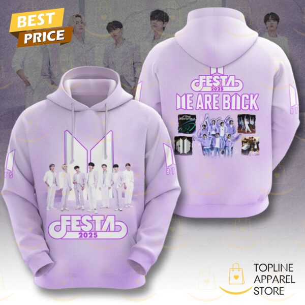 BTS Festa 2025 We Are Back Hoodie