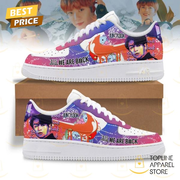BTS Jungkook We Are Back Air Force 1 Shoes