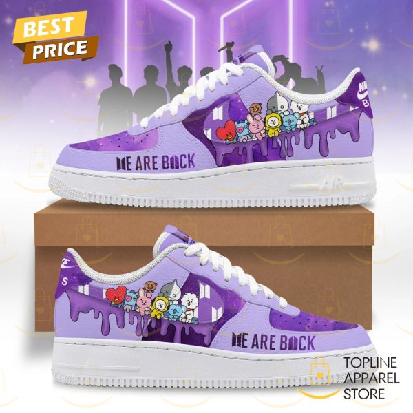 BTS We Are Back Air Force 1 Shoes