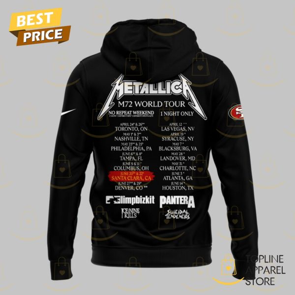 M72 World Tour Metallica x San Francisco 49ers Hoodie
